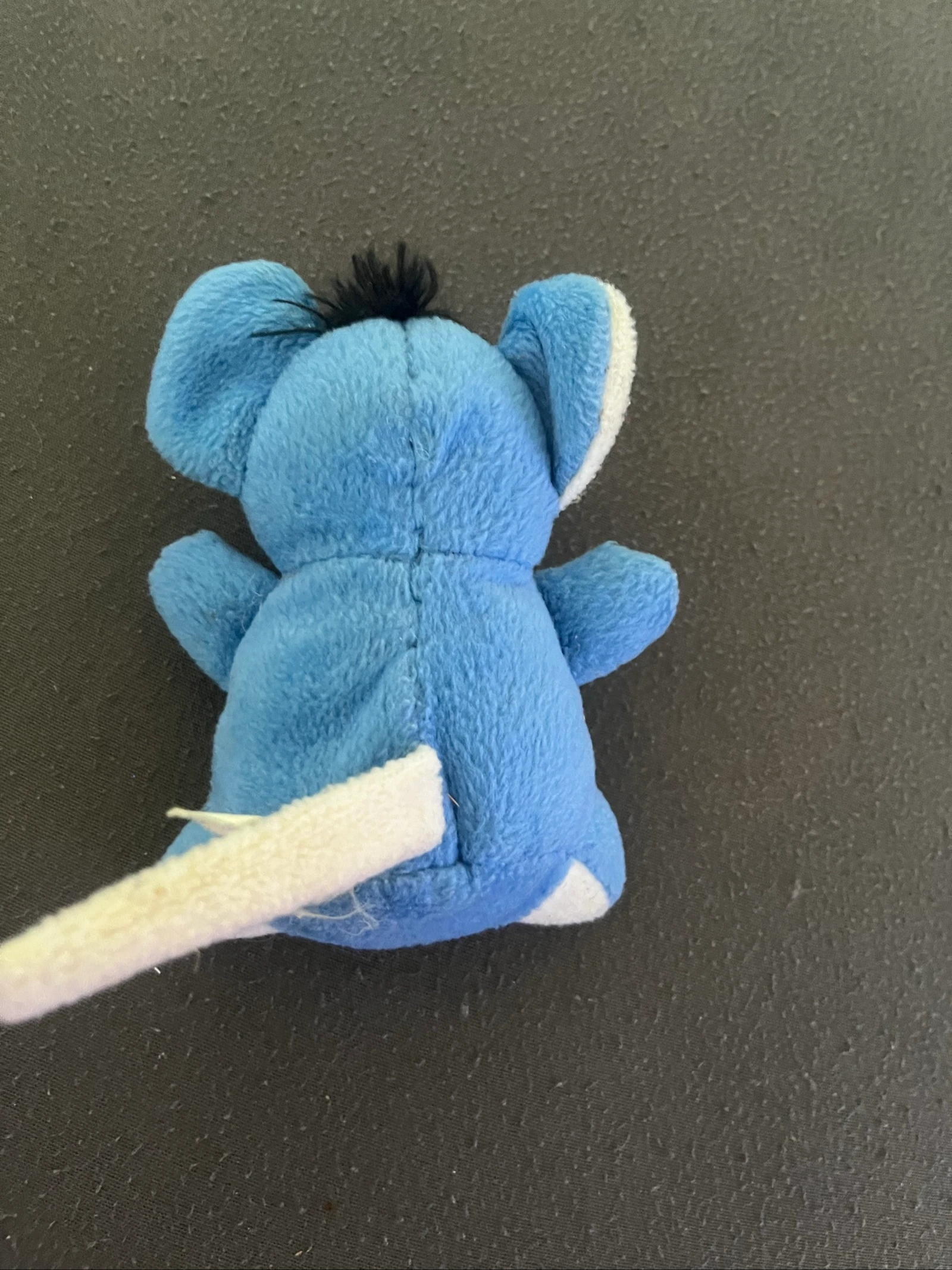 Pequeña Peluche de Ratón Azul Vintage y linda – Estandar – photo 2